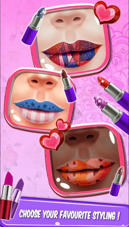 唇艺游戏口红化妆(Lip Art Games: Lipstick Makeup)1