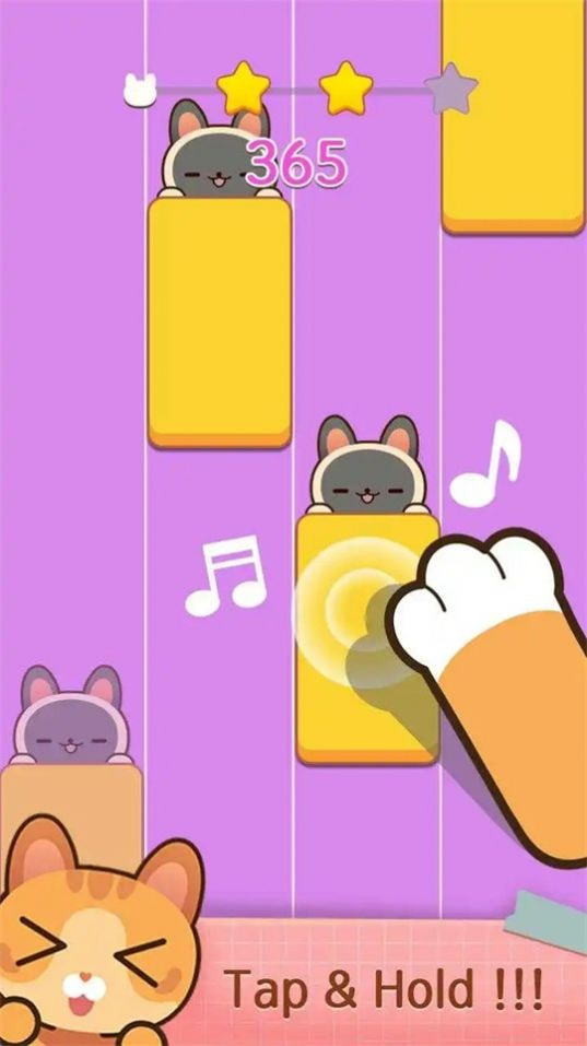 钢琴猫瓷砖房间设计（Piano Cat Tiles）3
